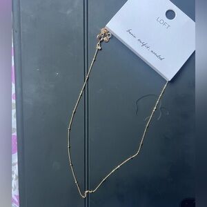 Loft gold necklace